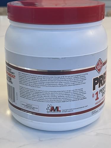 Advanced Molecular Labs - Pre Workout Powder, Increases Drive, Performance Enhancer, Fruit Punch, 18.06 oz