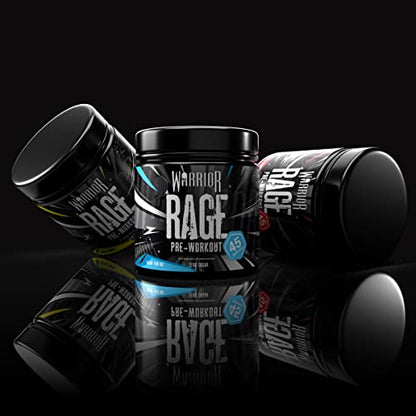 Warrior - RAGE Pre Workout Powder – Lightnin’ Lemonade 392g, WA-RG-045-01