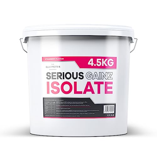 The Bulk Protein Company, Serious Gainz Isolate – 4.5kg – Whey Protein Powder