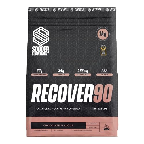 Soccer Supplement Recover90®, Complete Recovery Shake - 31grams of Whey Protein Isolate