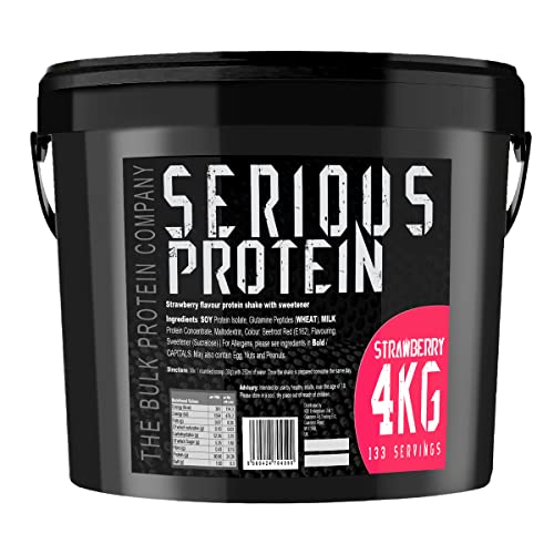 The Bulk Protein Company – SERIOUS PROTEIN – Whey Protein Powder – 4kg – Low Carb