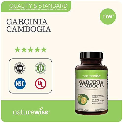 Naturewise Garcinia Cambogia (1 Month Supply) Pure Garcinia Cambogia