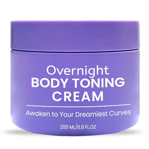 Belly Firming Cream, Overnight Toning Body Cream - Skin Tightening & Cellulite Cream 