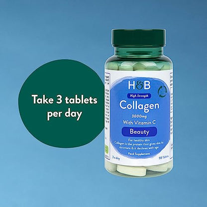 Holland & Barrett Bovine Collagen Tablet 3000mg 90 Tablets