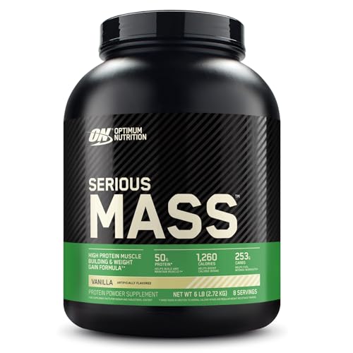 Optimum Nutrition Serious Mass, Weight Gainer Protein Powder, with Added Immune Supp