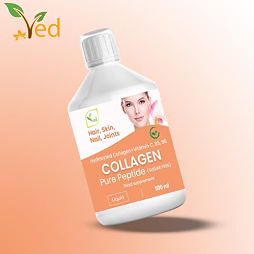 Liquid Collagen Peptides Supplement, Faster Absorption Dietary Hydrolyzed Drink