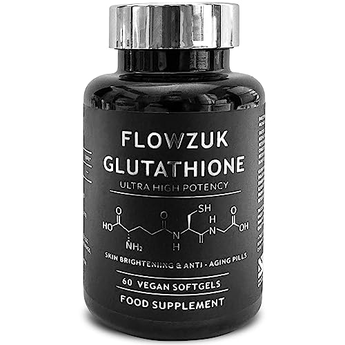 Glutathione Supplements Ultra High Strength 60 Easy to Swallow softgels with Added Vitamin C and Collagen