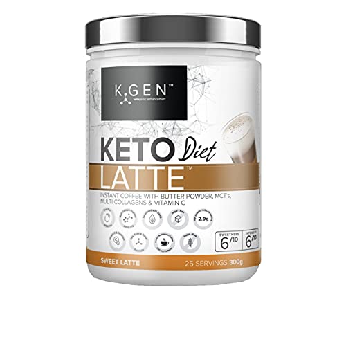 Instant Bulletproof Keto Coffee Creamer UK Made Collagen Latte | Butter Powder, Coconut MCTs & Vitamin C