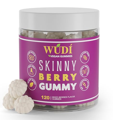 Wúdí Skinny Berry Gummy - Detox, Metabolism & Energy Booster, Plant Based Healthy 