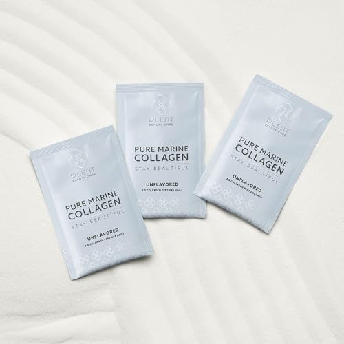 Plent Pure Marine Collagen Unflavoured - Stay Beautiful - 5G Collagen Peptides Daily - 30 Sachets