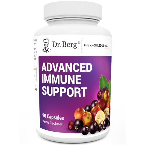 Dr. Berg's Advanced Immune Support - Daily Immunity Multi-System Defense Supplement 