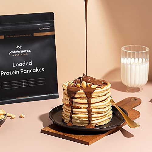 Protein Works - Loaded Protein Pancake Mix | Premium Pancake Mix | High Protein Pancakes