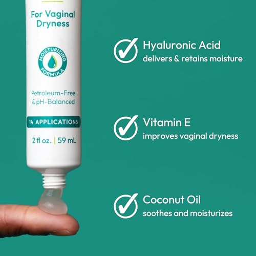 Boric Acid Moisturizing Vaginal Gel with Hyaluronic Acid, Vitamin E for Vaginal Dryness by pH-D