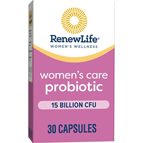 Renew Life Women's Probiotic Capsules, Supports pH Balance for Women, Vaginal, Urinary