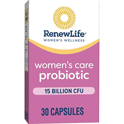 Renew Life Women's Probiotic Capsules, Supports pH Balance for Women, Vaginal, Urinary