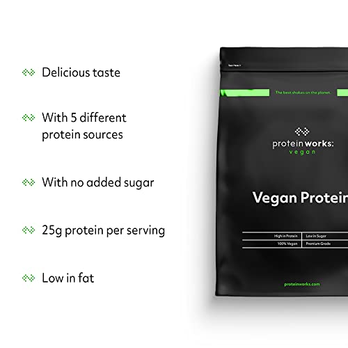 Protein Works - Vegan Protein Powder | Plant Based Protein Shake | Vegan Blend | Gluten Free | 66 Servings