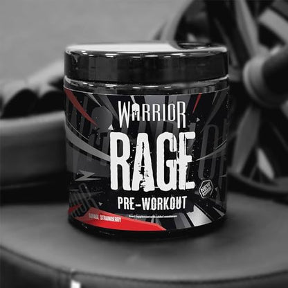 Warrior, Rage - Pre-workout Powder - 392g - Energy Drink Supplement with Vitamin C