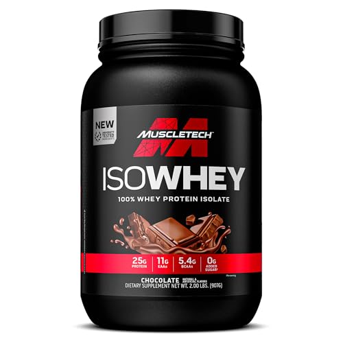 MuscleTech | IsoWhey | Whey Protein Isolate Powder| Muscle Builder for Men & Women 