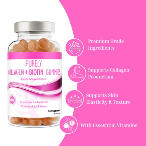 Collagen Gummies with Vitamins for Women Men Adults - Skin, Hair, Nail & Cartilage Health