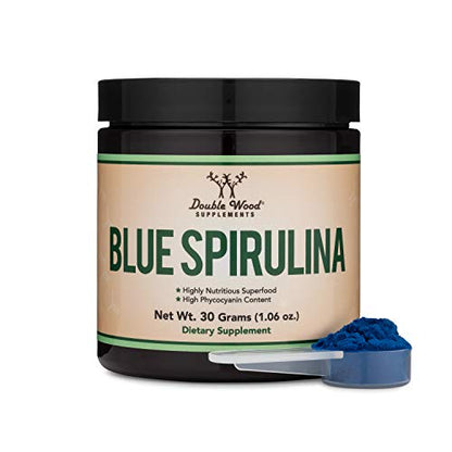 Blue Spirulina Powder - Maximum 35% Phycocyanin Content, Superfood Powder from Blue