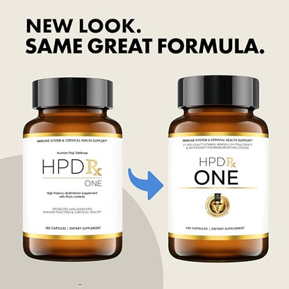 HPD Rx ONE Immunity Boost Multivitamin HPV Supplements for Women and Men