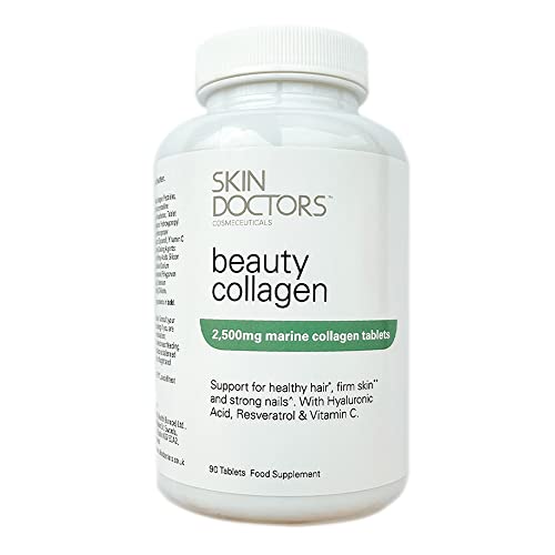 Skin Doctors Collagen Tablets | 2500mg | Hydrolysed Marine Collagen | Hyaluronic Acid 