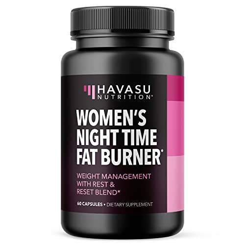 Night Time Fat Burner for Women | Weight Loss and Sleep Support Blend With Vitamin D 