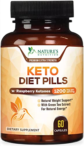 Keto Pills 1200mg - Advanced Support Lean Keto Diet Pills - Use Fat for Energy & Focus in Ketosis