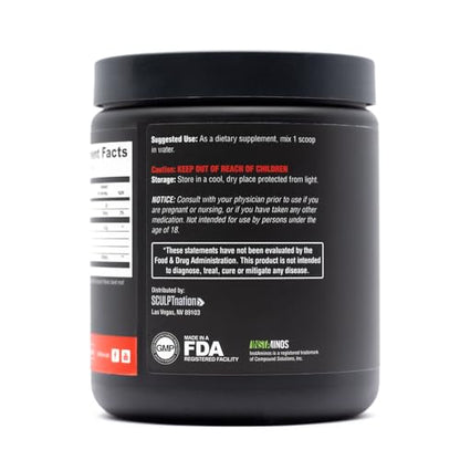 Sculpt Nation by V Shred BCAA Powder - Powerful Amino Acids Blend to Support