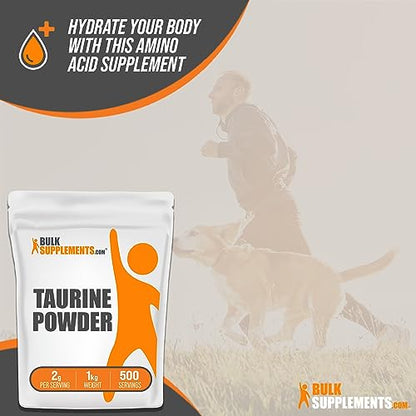 BULKSUPPLEMENTS.COM Taurine Powder - Taurine Supplement, Taurine 2000mg