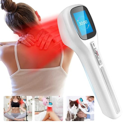 Body/Pet Red Light Device, Four Modes and Timing Settings - Handheld and Portable to Treat Body Pain