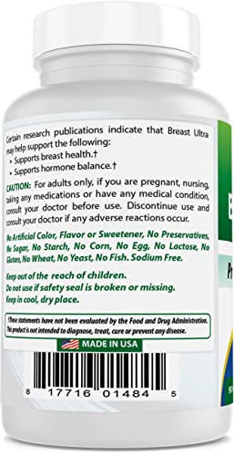 Best Naturals Breast-Ultra Breast Enlargement Pills 90 Capsules