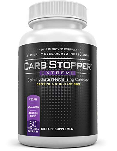 Carb Stopper Extreme (3 Bottles Maximum Strength, Natural Carbohydrate and Starch