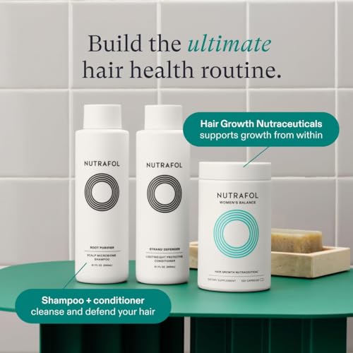 Nutrafol Women's Balance Hair Growth Supplements, Ages 45 and Up, Clinically Proven