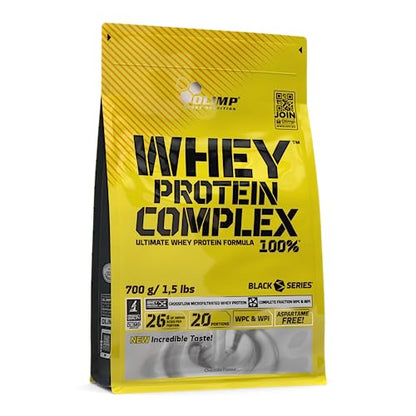 Olimp Whey Protein Complex 100% (700 g) - White Chocolate with Raspberry