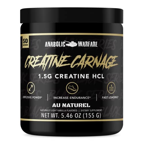 Creatine Carnage, Creatine HCL, Supports Optimal Strength, Endurance, Muscle Mass