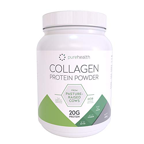 Pure Health Unflavored Collagen Powder Supplement 454g | 20g of Protein Per Serving