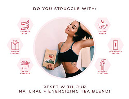 Teami Skinny Tea Supports Slimming and Colon Cleanse - Natural Detox Tea Helps