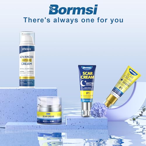 BORMSI Scar Cream,Active Silicone Dimethicone Scar Gel-Advanced