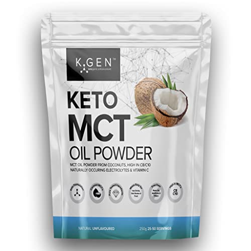 Keto MCT Oil Powder Pure Coconut MCT Keto Coffee Creamer | Premium Quality C8 Easily Absorbed & Digested - Ideal for Paleo & Vegan Diets