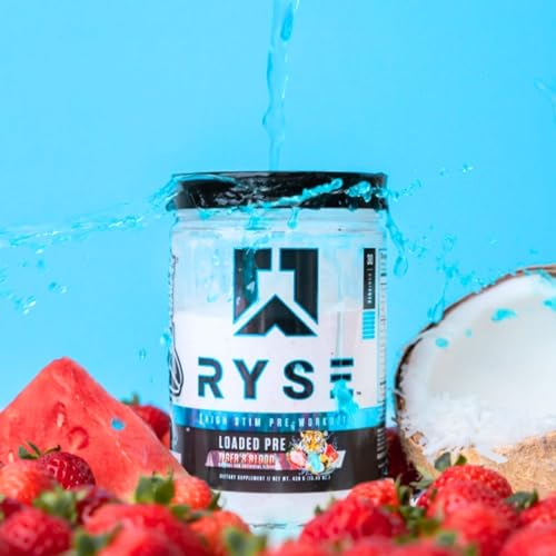 RYSE Up Supplements Loaded Pre Workout Powder Supplement for Men & Women