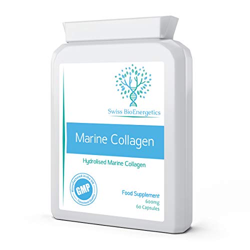 Marine Collagen 600mg 60 Capsules - Highly Bioavailable Naticol® Type 1