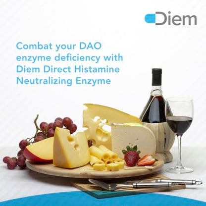 Omne Diem Histamine Digest DAO 30,000 HDU - 120 Caps - Histamine Neutralizing