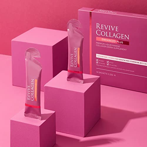 Revive Collagen Enhanced Plus 10,000mg Hydrolysed Marine Collagen Drink with Added Vitamin A & C