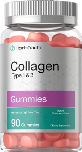 Hydrolyzed Collagen Gummies | 90 Count | Strawberry Flavored Gummy Supplement