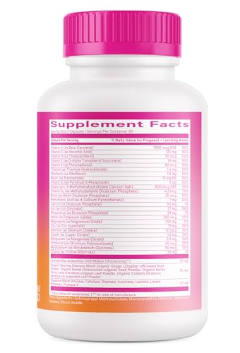 Pink Stork Premium Prenatal Vitamins for Women with Organic Whole-Food Ingredients