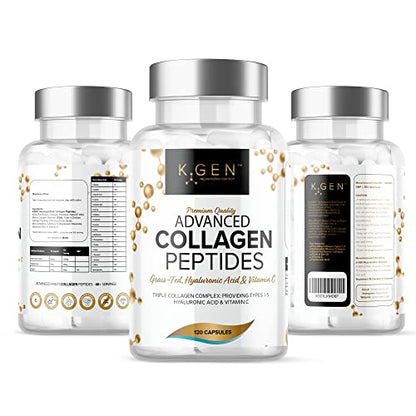 Pure Collagen Supplements Capsules Grass Fed Advanced Multi Collagen Peptides