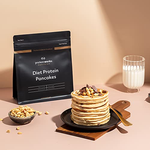 Protein Works - Diet Protein Pancake Mix | 135 Calories Per Serving | Low Sugar Protein Pancake Mix