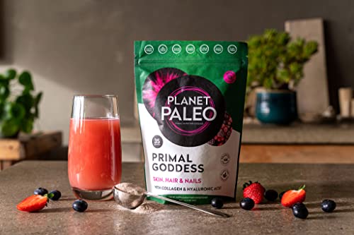 Planet Paleo Primal Goddess -Pure Collagen with Hyaluronic Acid and Zinc (210g, 35 Servings)