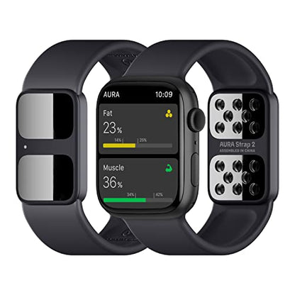 AURA Strap 2 Compatible w Apple Watch – for Body Fat, BMI & Weight Loss - Body Composion